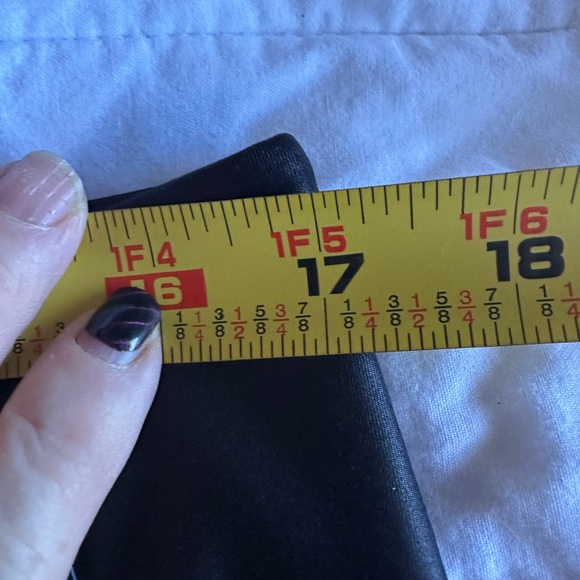 🖤 INC High Rise Faux Leather Leggings 2X Plus Compression Shine - Picture 5 of 7